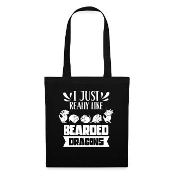 I just like bearded dragons very much Bearded Dragon - Tote Bag - black - Front