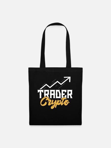 Trader Krypto Traden Crypto Trading - Stoffbeutel - Schwarz