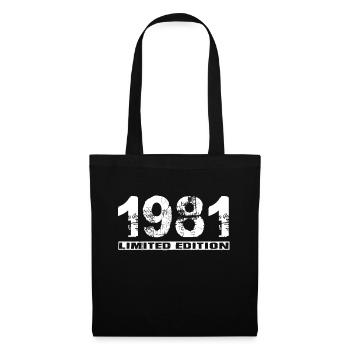 Édition limitée 1981 - Sac en tissu - noir - Devant