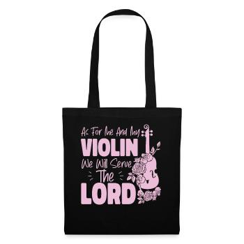 Violoniste Violoniste Jesus Faith - Sac en tissu - noir - Devant