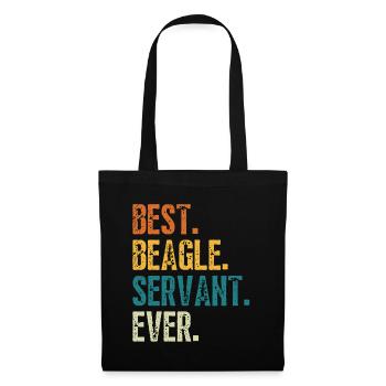 BEST BEAGLE SERVANT EVER - Tote Bag - black - Front