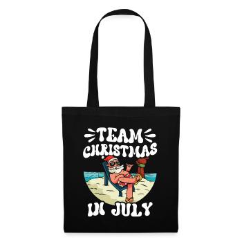 L’équipe Weihnachten Im Juli Noël en juillet Père Noël - Sac en tissu - noir - Devant
