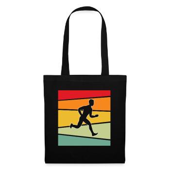 Jogging Rétro - Sac en tissu - noir - Devant