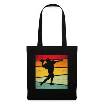 Football Rétro - Sac en tissu - noir - Devant