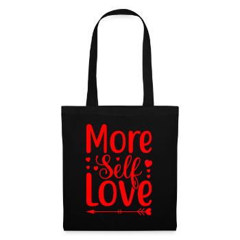 More Self Love - Stoffbeutel - Schwarz - Vorne