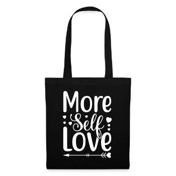 More Self Love - Stoffbeutel - Schwarz - Vorne