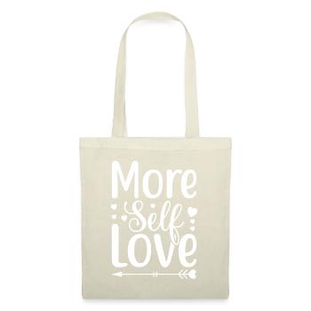 Plus d’amour de soi - Sac en tissu - nature - Devant