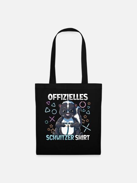 Offizielles Schwitzer Zocken Gamer Ego Shooter - Stoffbeutel - Schwarz