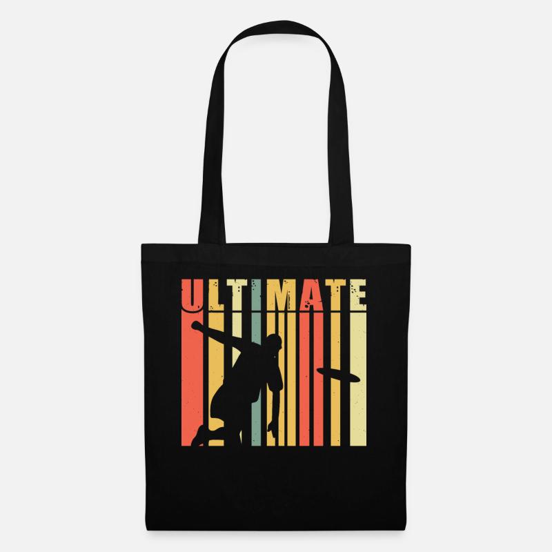 Ultimate Frisbee & Disc Golf Frisbee Design - Stoffbeutel - Schwarz