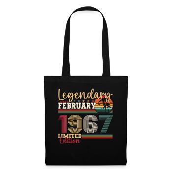 Born 1967 February 56th birthday Gift man - Tote Bag - black - Front