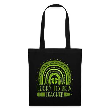 Lucky To Be A Teacher Education St. Patrick's - Tote Bag - black - Front