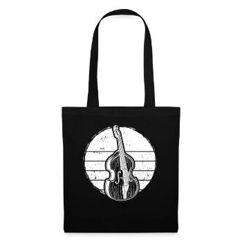 Double bass Double bass player Double bass player - Tote Bag - black - Front