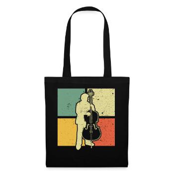 Double bass Double bass player Double bass player - Tote Bag - black - Front