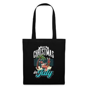 L’équipe Weihnachten Im Juli Noël en juillet Père Noël - Sac en tissu - noir - Devant