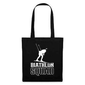 Biathlon Équipe Biathlète Biathlons Biathlète Sport - Sac en tissu - noir - Devant