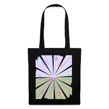 Heart Hearts Congratulations Birthday - Tote Bag - black - Front