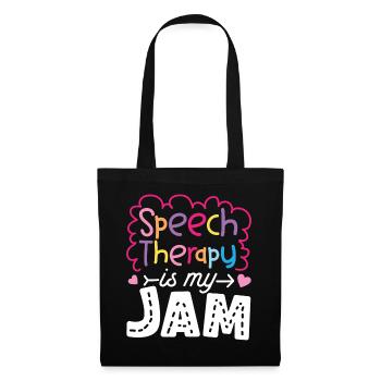 Assistant orthophoniste - Sac en tissu - noir - Devant