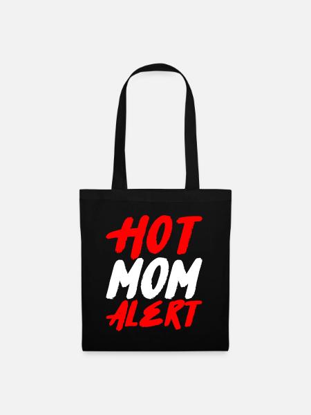 Hot Mom Alert 2 - Stoffbeutel - Schwarz