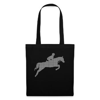 Riding horses - Tote Bag - black - Front