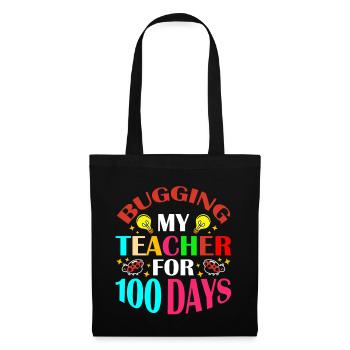 My teacher nerves for 100 days 100th day of school - Tote Bag - black - Front