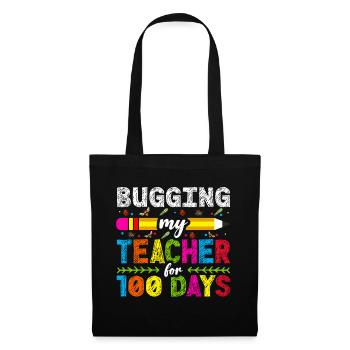 My teacher nerves for 100 days 100th day of school - Tote Bag - black - Front