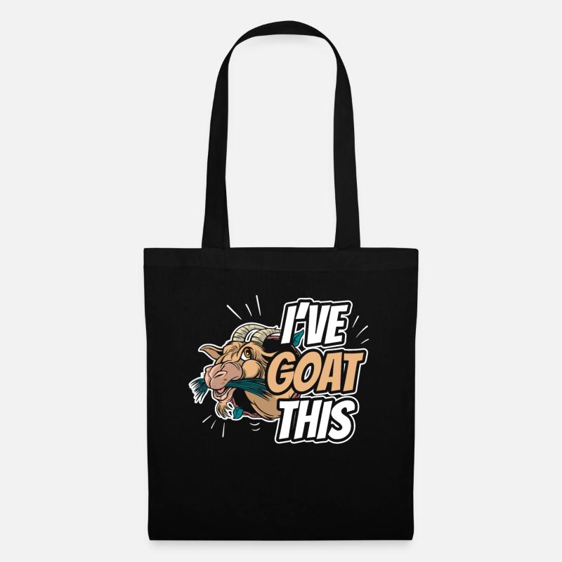 Ich Habe Das Im Griff I've Goat This Ziege Tier - Stoffbeutel - Schwarz