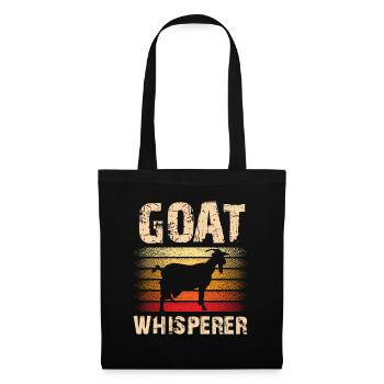 Goats Whisperer Goat Whisperer Goat Animal - Tote Bag - black - Front