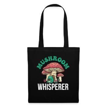 Mushroom Whisperer Mushroom Mushroom Picker - Tote Bag - black - Front