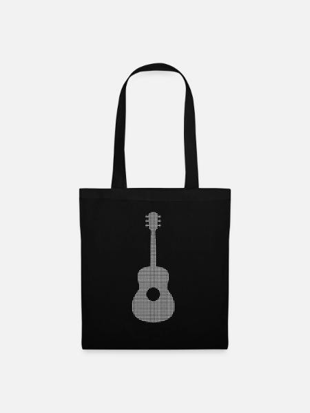 Gitarre - Stoffbeutel - Schwarz
