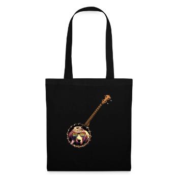Chemises Banjo Pour Hommes Bluegrass Appalachia Folk - Sac en tissu - noir - Devant