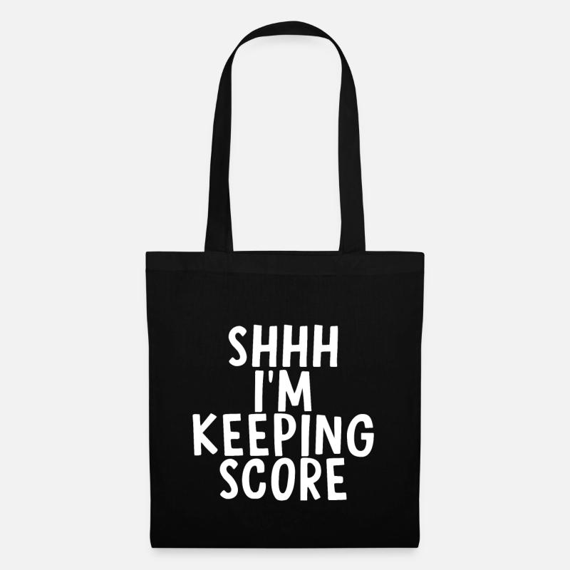 Shhh, I'm Keeping Score 4 - Stoffbeutel - Schwarz