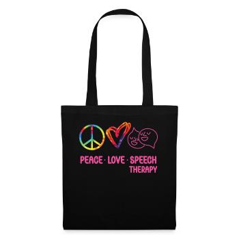 Assistant orthophoniste - Sac en tissu - noir - Devant