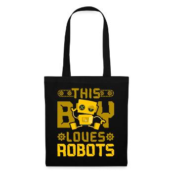 Robot Robotics Engineer Boy This - Tote Bag - black - Front