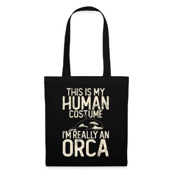 Killer whale killer whale watching Orca whale watching - Tote Bag - black - Front