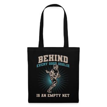 Lacrosse Goalkeeper LAX Goalie Player Fan Coach - Tote Bag - black - Front