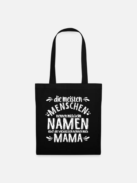 Mutter Muttertag Name Lieblingsmama Muttertagsgesc - Stoffbeutel - Schwarz