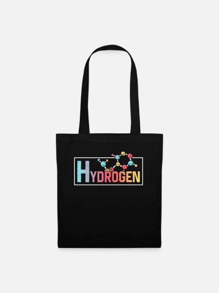 Wasserstoff Energie Hydrogen Element - Stoffbeutel - Schwarz