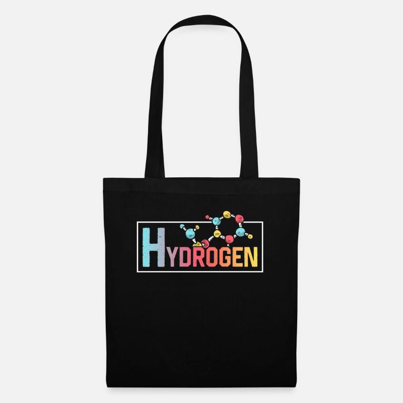 Wasserstoff Energie Hydrogen Element - Stoffbeutel - Schwarz