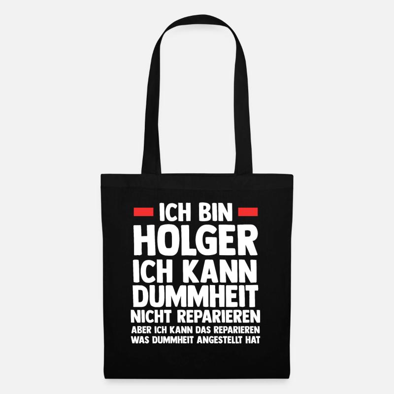 Holger - Stoffbeutel - Schwarz