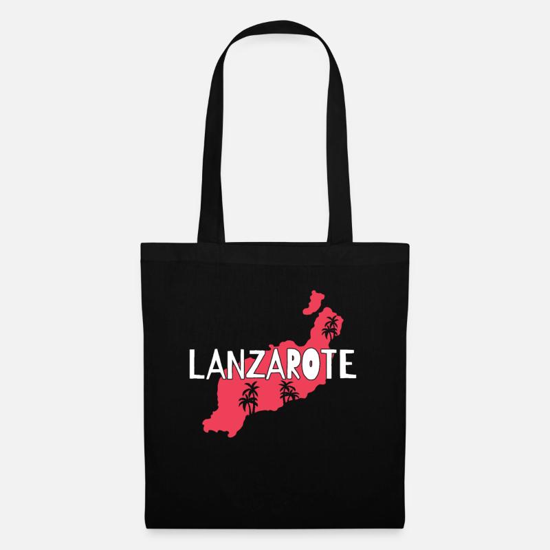 Lanzarote - Stoffbeutel - Schwarz