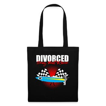 Conception de bateaux de course pour les courses de dragsters - Sac en tissu - noir - Devant