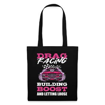 Drag Racing Drag Racer Drag Race Sport automobile - Sac en tissu - noir - Devant