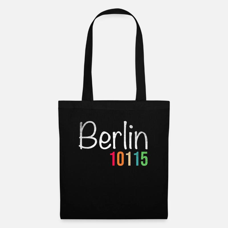 Berlin - Stoffbeutel - Schwarz