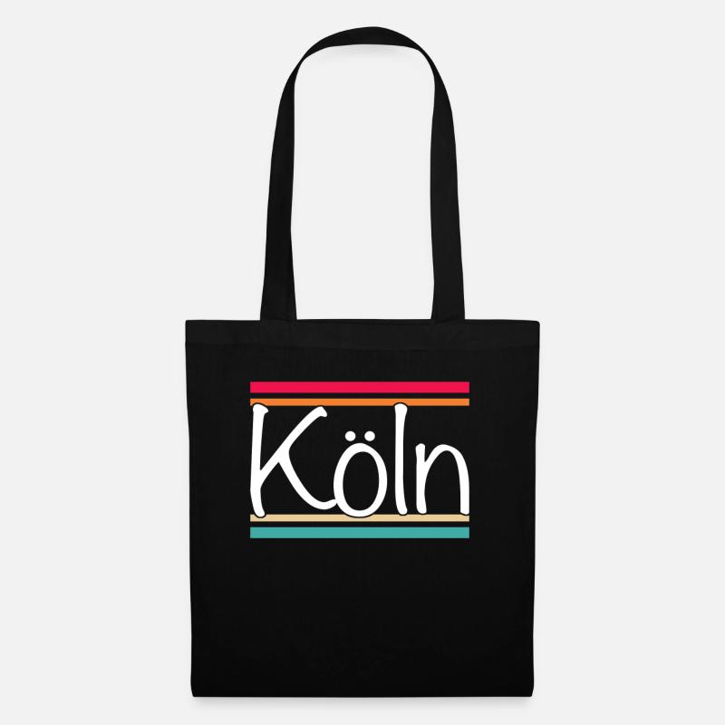 Köln - Stoffbeutel - Schwarz
