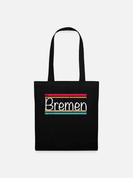 Bremen - Stoffbeutel - Schwarz