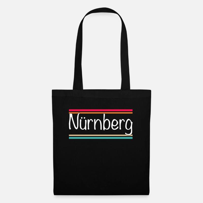 Nürnberg - Stoffbeutel - Schwarz