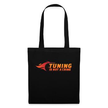 Tuner de voiture, Mécanicien automobile, Voiture de course, Tuning - Sac en tissu - noir - Devant
