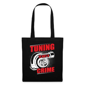 Tuner de voiture, Mécanicien automobile, Voiture de course, Tuning - Sac en tissu - noir - Devant