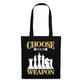 Chess Chess Player Tournament for Clever Minds - Tote Bag - black - Front