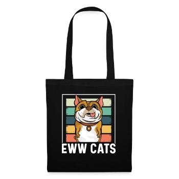 yuck cat sayings animal lover puppy dog - Tote Bag - black - Front
